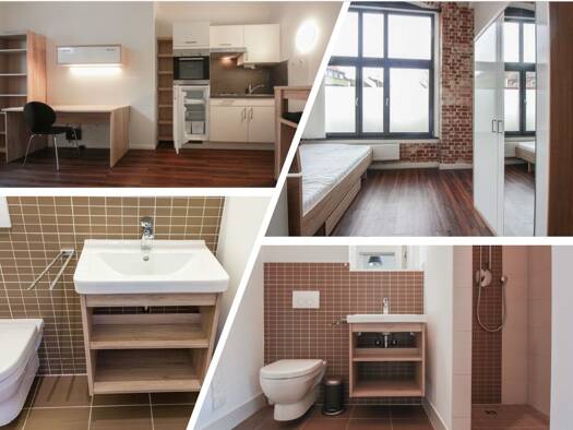 Wohnung zur Miete 475 € 1 Zimmer 33 m² Geschoss EG/1 frei ab 01.05.2026 Alte Seilerei 7 Bamberg 96052