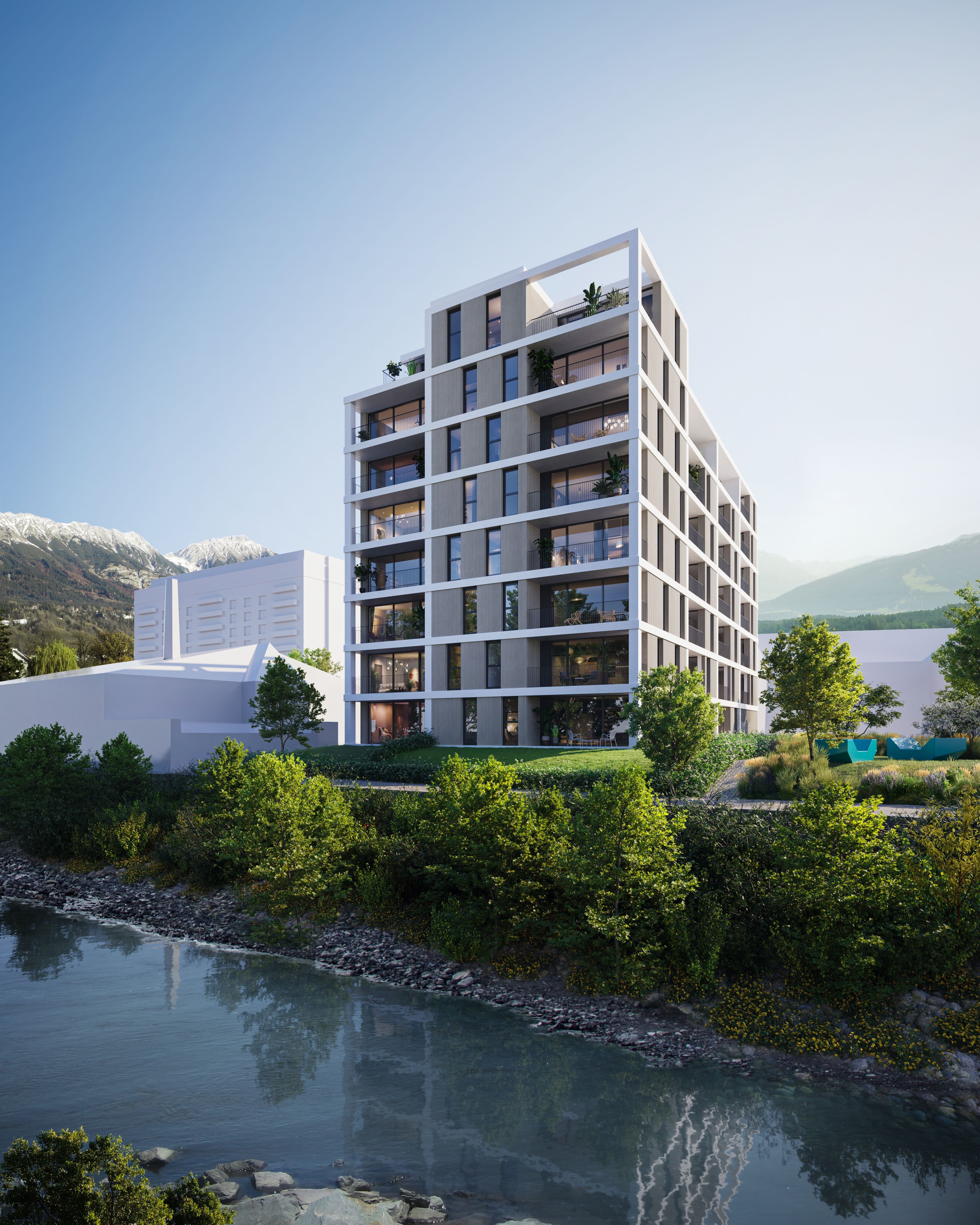 Penthouse zum Kauf provisionsfrei 669.680 € 3 Zimmer 60,9 m²<br/>Wohnfläche 7.<br/>Geschoss Hunoldstraße 14 Pradl Innsbruck-Stadt 6020