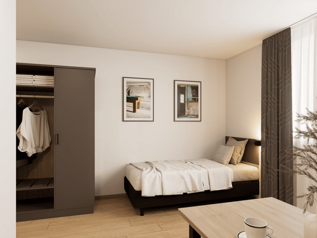 Wohnung zum Kauf - Neubau provisionsfrei 211.000 € 1 Zimmer 25,1 m² West Rosenheim 83024