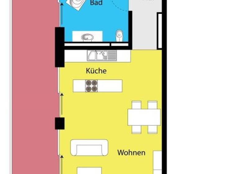 Wohnung zur Miete - Erstbezug 1.214 € 2 Zimmer 105,5 m² Döbeln 04720