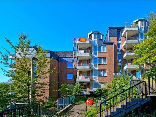 Wohnung zur Miete nur mit Wohnberechtigungsschein 301 € 2 Zimmer 50,8 m² 2. Geschoss frei ab 22.12.2026 Grünewalder Berg 54 Elberfeld Wuppertal 42105