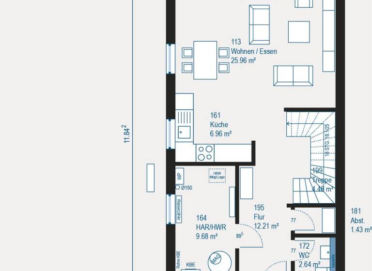 Haus 125 m² 492000 € zum Kauf Sontheim Ost,Heilbronn(74081)