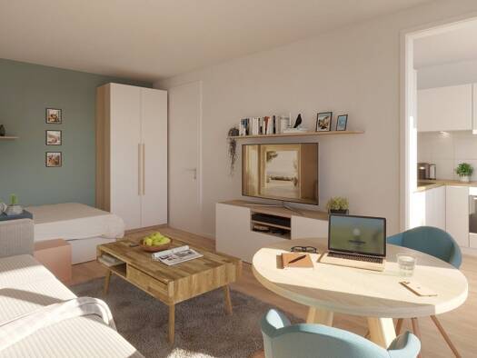 Studio zur Miete 288 € 1 Zimmer 35 m² 4. Geschoss Otto-Nagel-Straße 2 Kannenstieg Magdeburg 39128