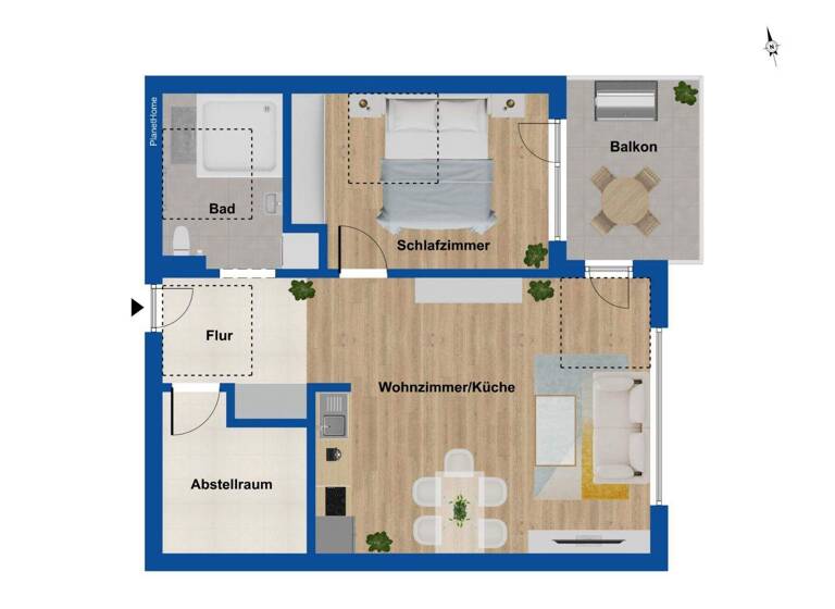 Wohnung zum Kauf 190.000 € 2 Zimmer 60,6 m² Brake Lemgo 32657