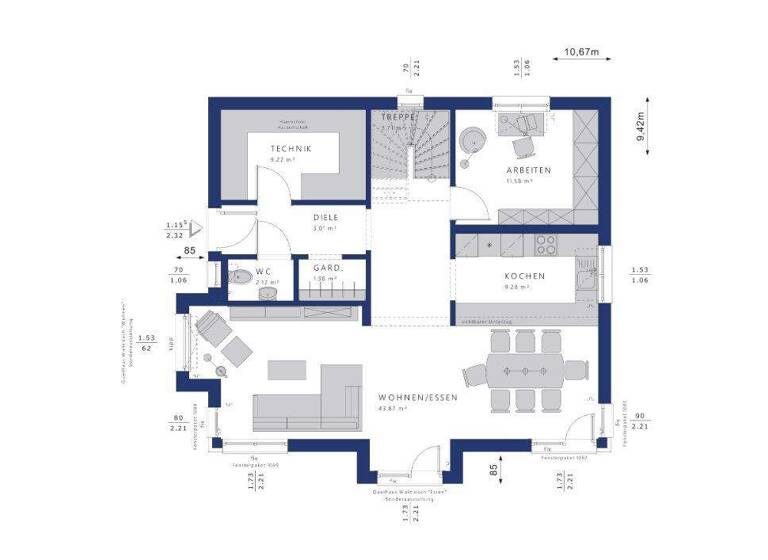 Haus zum Kauf 734.800 € 5 Zimmer 165 m² 420 m² Grundstück Wackernheim 55263