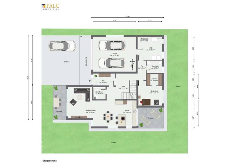 Einfamilienhaus zum Kauf 1.149.000 € 5 Zimmer 232,1 m² 690 m² Grundstück Bechtsbüttel Meine 38527