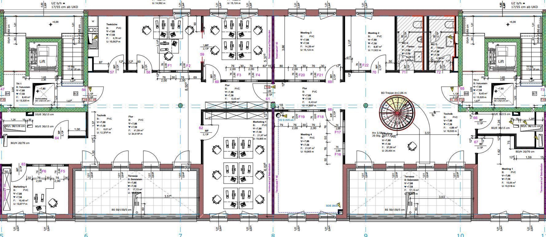 Bürogebäude zur Miete provisionsfrei 6.684 € 426 m²<br/>Bürofläche Proviantbachstraße 1 1/5 Am Schäfflerbach Augsburg 86153