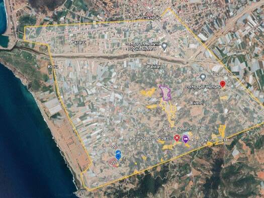Grundstück zum Kauf 4.900.000 € 304.000 m² Grundstück Alanya - Gazipasa