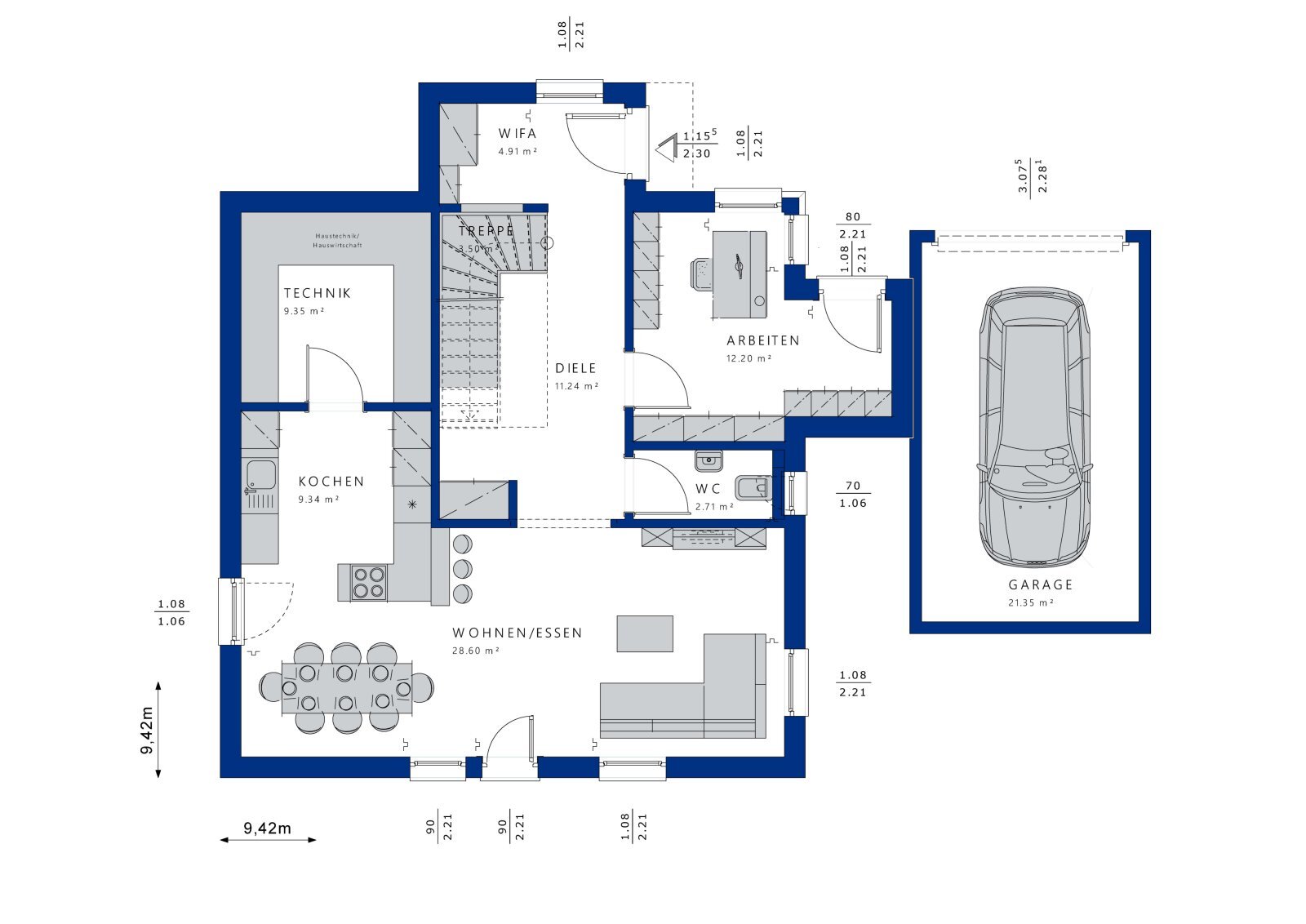 Haus zum Kauf 1.022.870 € 5 Zimmer 153 m²<br/>Wohnfläche 775 m²<br/>Grundstück Konradsiedlung - Nord Regensburg 93057