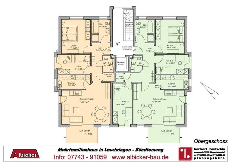 Wohnung zum Kauf 370.000 € 4 Zimmer 101 m² 2. Geschoss Unterlauchringen Lauchringen 79787