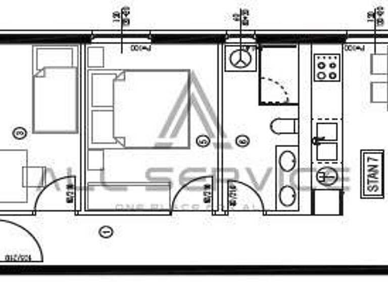 Wohnung zum Kauf 220.700 € 2 Zimmer 67 m² 2. Geschoss Kastel Luksic, Kastela Kastela