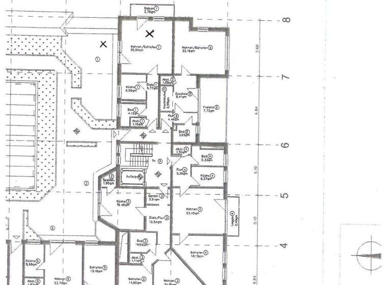 Studio zur Miete 598 € 1 Zimmer 46 m² 2. Geschoss Innenstadt Osterholz-Scharmbeck 27711