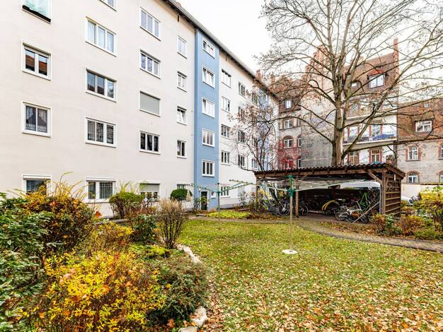 Wohnung zur Miete 725 € 2 Zimmer 52 m² 4. Geschoss frei ab 01.08.2026 Rennweg Nürnberg 90489