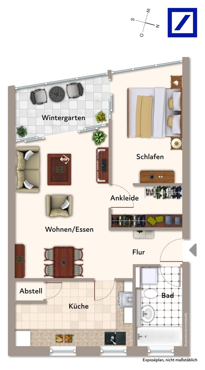 Wohnung zum Kauf 2 Zimmer 63 m²<br/>Wohnfläche ab sofort<br/>Verfügbarkeit Westend Berlin 14052