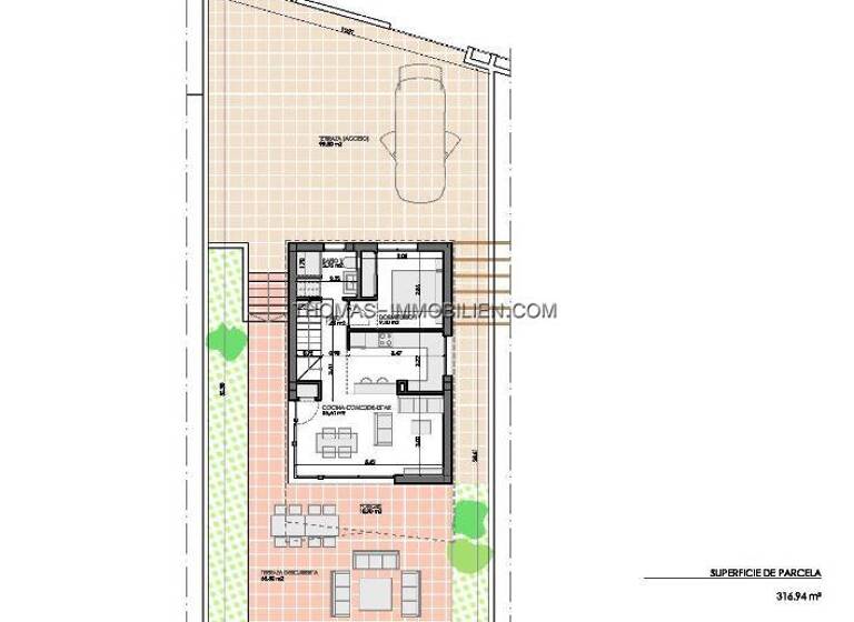 Villa zum Kauf 474.900 € 4 Zimmer 127 m² 302 m² Grundstück Pilar de La Horadada 03190