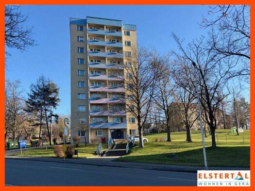 Wohnung zur Miete 489 € 2 Zimmer 54,5 m² 9. Geschoss Johannes-R.-Becher-Str. 12 Bieblach Gera 07546