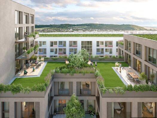 Wohnung zum Kauf - Erstbezug 522.159 € 3,5 Zimmer 65,6 m² 5. Geschoss Kaarstraße 11 und 13 Urfahr Linz 4040