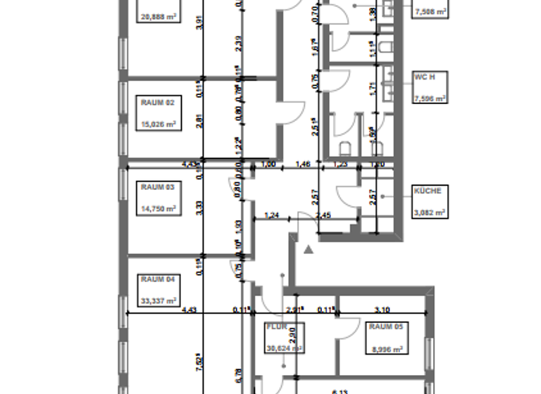 Praxisfläche zur Miete 1.640 € 6 Zimmer 172,7 m² Bürofläche Ahrensburg 22926