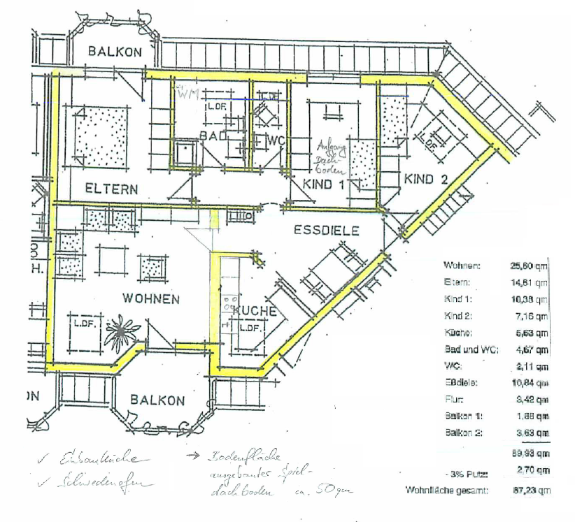 Wohnung zum Kauf provisionsfrei 355.000 € 4,5 Zimmer 87,2 m²<br/>Wohnfläche 2.<br/>Geschoss Böhringen Radolfzell am Bodensee 78315