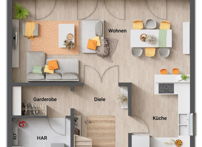 Immobilie zum Kauf - Erstbezug provisionsfrei 333.130 € 5 Zimmer 150,1 m² 959 m² Grundstück frei ab 01.01.2027 Kulmbacher Straße 57 Bad Berneck Bad Berneck im Fichtelgebirge 95460