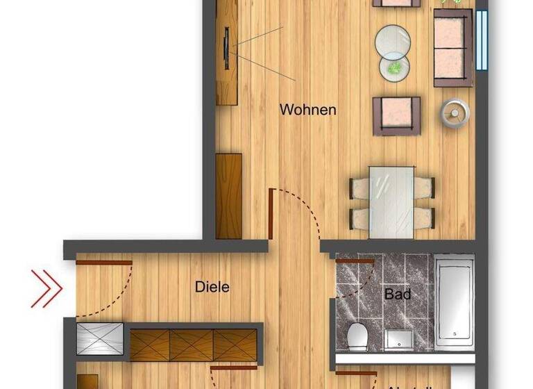 Terrassenwohnung zum Kauf 175.000 € 2 Zimmer 67 m² 1. Geschoss frei ab 01.02.2026 Innenstadt Heidenheim an der Brenz 89522