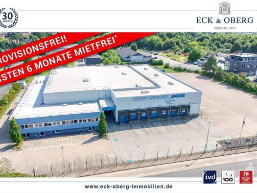 Lagerhalle zur Miete 18.900 € 2.816 m² Lagerfläche Osterrönfeld 24783
