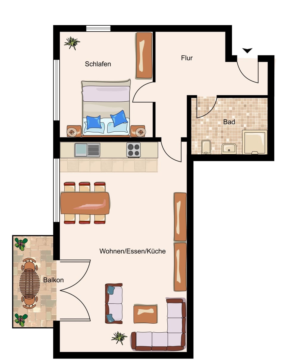 Wohnung zur Miete Wohnen auf Zeit 1.701 € 2 Zimmer 70 m²<br/>Wohnfläche 02.01.2025<br/>Verfügbarkeit Novesiastrasse Büttgen Kaarst 41564