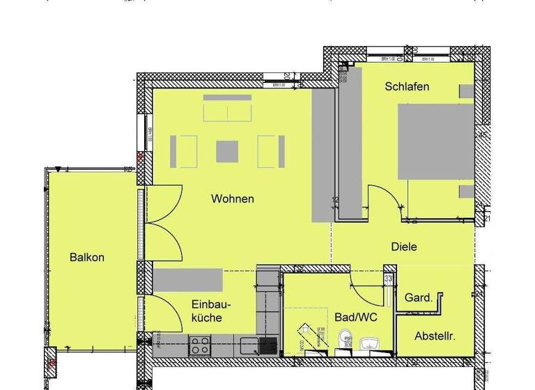 Wohnung zur Miete - Erstbezug 1.180 € 2,5 Zimmer 64,5 m² 1. Geschoss frei ab 01.06.2026 Schottstraße Stadtgebiet Göppingen 73033