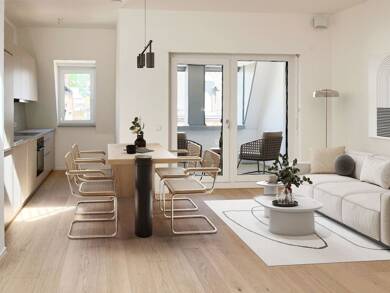Penthouse zur Miete - Erstbezug 2.240 € 3 Zimmer 92,1 m² 5. Geschoss frei ab 01.08.2025 Frauenstr. 124 Karlstr. Ulm 89073