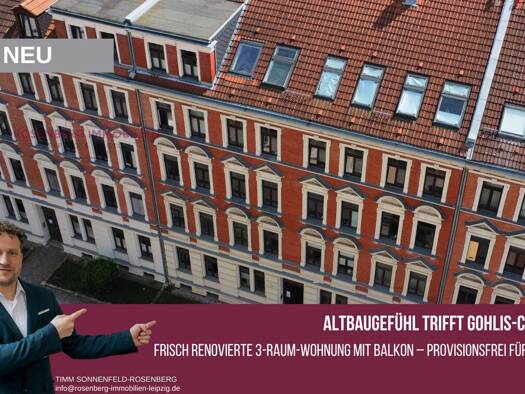 Wohnung zum Kauf provisionsfrei 249.900 € 3 Zimmer 78,4 m² frei ab sofort Gohlis-Süd Leipzig / Gohlis 04155