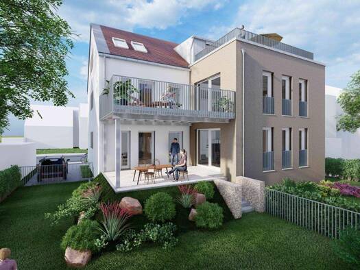 Penthouse zum Kauf - Erstbezug provisionsfrei 488.500 € 3 Zimmer 82,7 m² 2. Geschoss frei ab sofort Wallensteinstraße 23 Altdorf Altdorf bei Nürnberg 90518