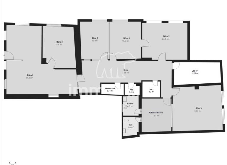 Shared Office zur Miete 450 € 5,5 Zimmer 89,1 m² Bürofläche Oberer Stadtplatz 15 Grieskirchen 4710