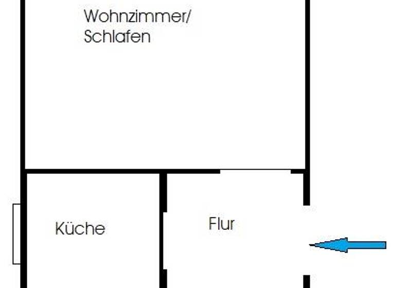 Wohnung zur Miete 230 € 1 Zimmer 30 m²<br/>Wohnfläche EG<br/>Geschoss Goethestraße 33 Innenstadt Riesa 01589