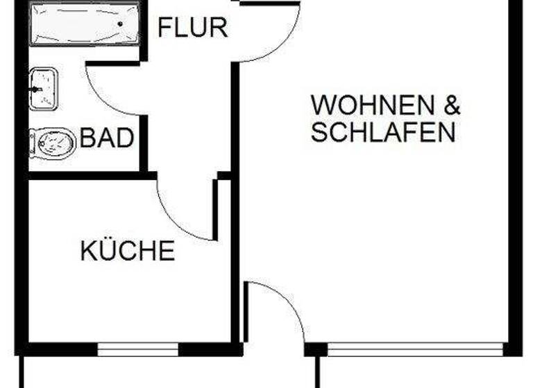 Studio zur Miete 559 € 1 Zimmer 39,3 m² 6. Geschoss frei ab 28.06.2026 Im Gries 22 Lannesdorf Bonn 53179