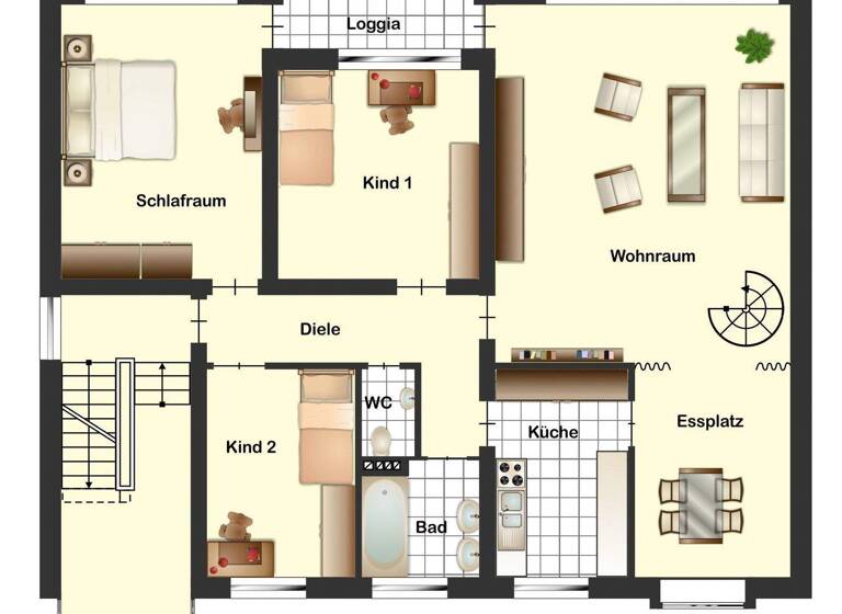 Wohnung zum Kauf 350.000 € 5 Zimmer 111 m² Rath Düsseldorf 40472