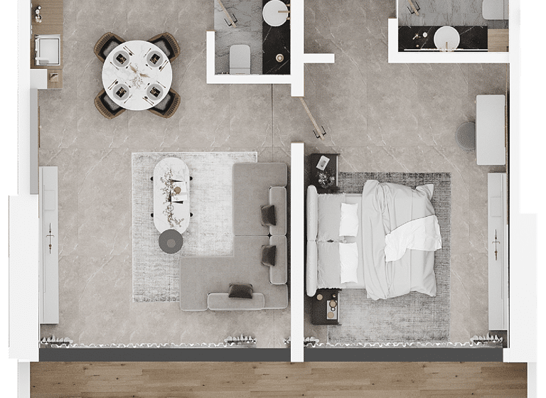 Wohnung zum Kauf - Erstbezug provisionsfrei 359.987 € 2 Zimmer 83 m² Dubai 00000