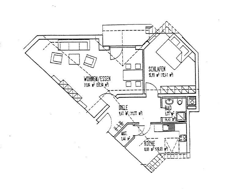 Wohnung zur Miete 390 € 2 Zimmer 72 m²<br/>Wohnfläche ab sofort<br/>Verfügbarkeit Aga Gera 07554