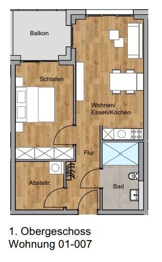 Wohnung zum Kauf provisionsfrei 288.560 € 2 Zimmer 58,9 m²<br/>Wohnfläche 1.<br/>Geschoss Keltenring 76 Euskirchen Euskirchen 53879