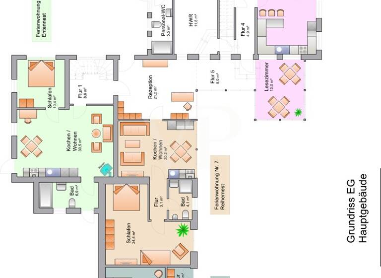 Haus zum Kauf 1.550.000 € 25 Zimmer 608,6 m²<br/>Wohnfläche 11.039 m²<br/>Grundstück St. Joost Wangerland 26434