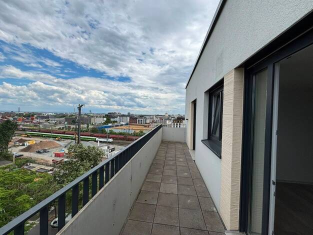 Penthouse zur Miete 1.895 € 3 Zimmer 92,5 m² 9. Geschoss frei ab sofort Ostparkstraße 45 Ostend Innenstadt IV 60385