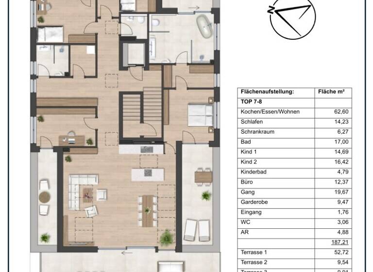 Wohnung zum Kauf 1.950.000 € 3 Zimmer 138,6 m² Schörfling am Attersee 4861