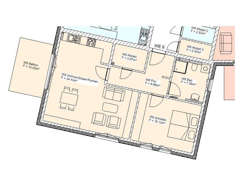 Wohnung zum Kauf provisionsfrei 303.700 € 2,5 Zimmer 77 m² 1. Geschoss Dorfstraße 8 Steinwedel Lehrte 31275