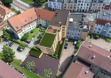 Penthouse zum Kauf - Erstbezug provisionsfrei 5 Zimmer 160,7 m² 4. Geschoss Sandower Straße 13 Mitte Cottbus 03044