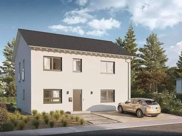 Einfamilienhaus zum Kauf 568.400 € 6 Zimmer 181,8 m² 640 m² Grundstück Niederarnbach Brunnen 86564