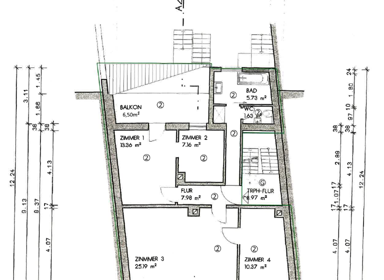 Wohnung zum Kauf provisionsfrei 224.800 € 3 Zimmer 77,9 m² 1. Geschoss Mundenheim Ludwigshafen-Mundenheim 67065