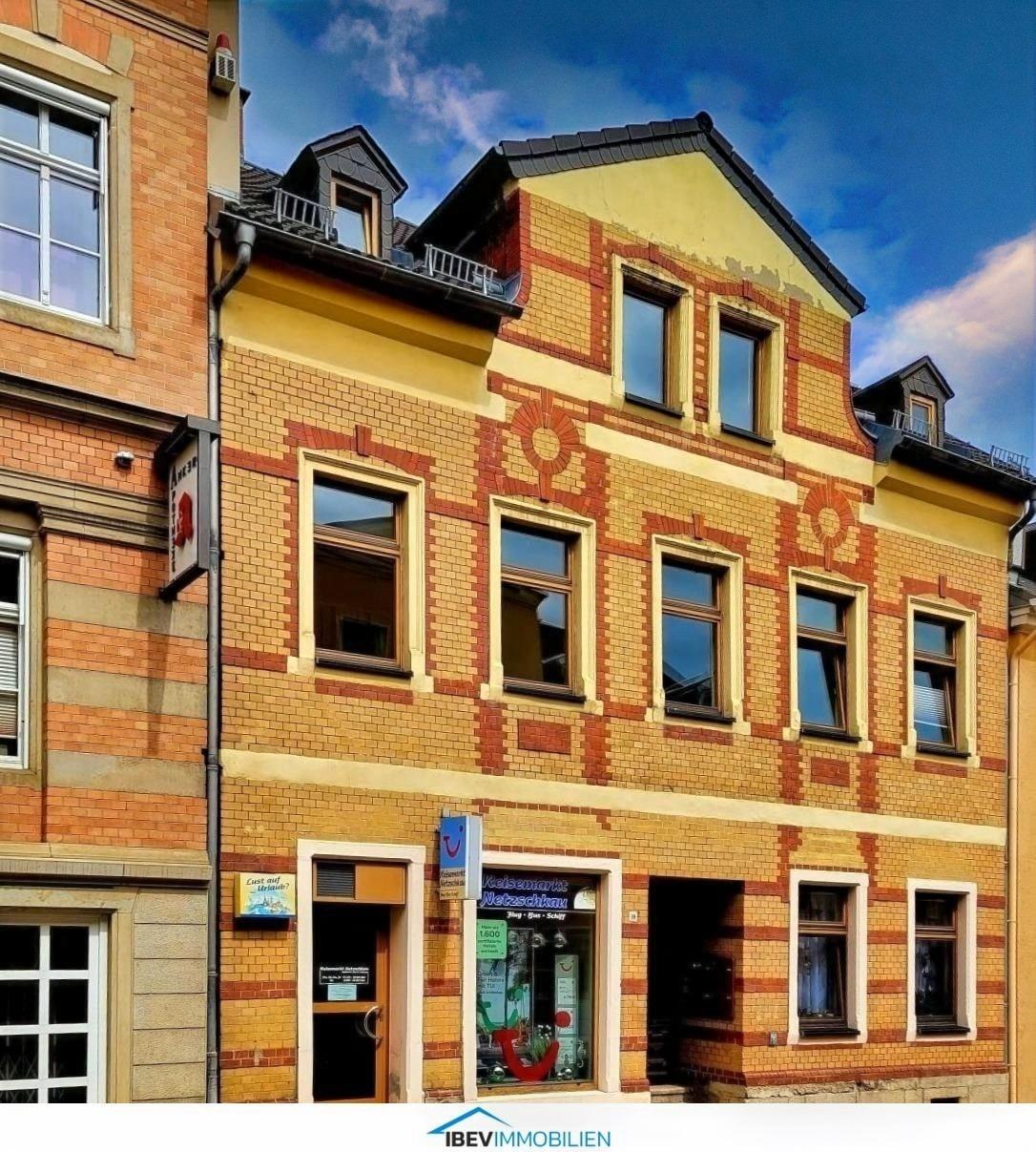 Reihenmittelhaus zum Kauf 92.000 € 5 Zimmer 210 m²<br/>Wohnfläche 320 m²<br/>Grundstück Netzschkau Netzschkau 08491