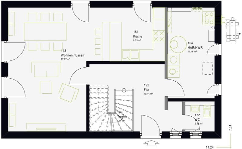 Haus zum Kauf provisionsfrei 369.000 € 5 Zimmer 110 m²<br/>Wohnfläche 449.000 m²<br/>Grundstück Lette Oelde 59302