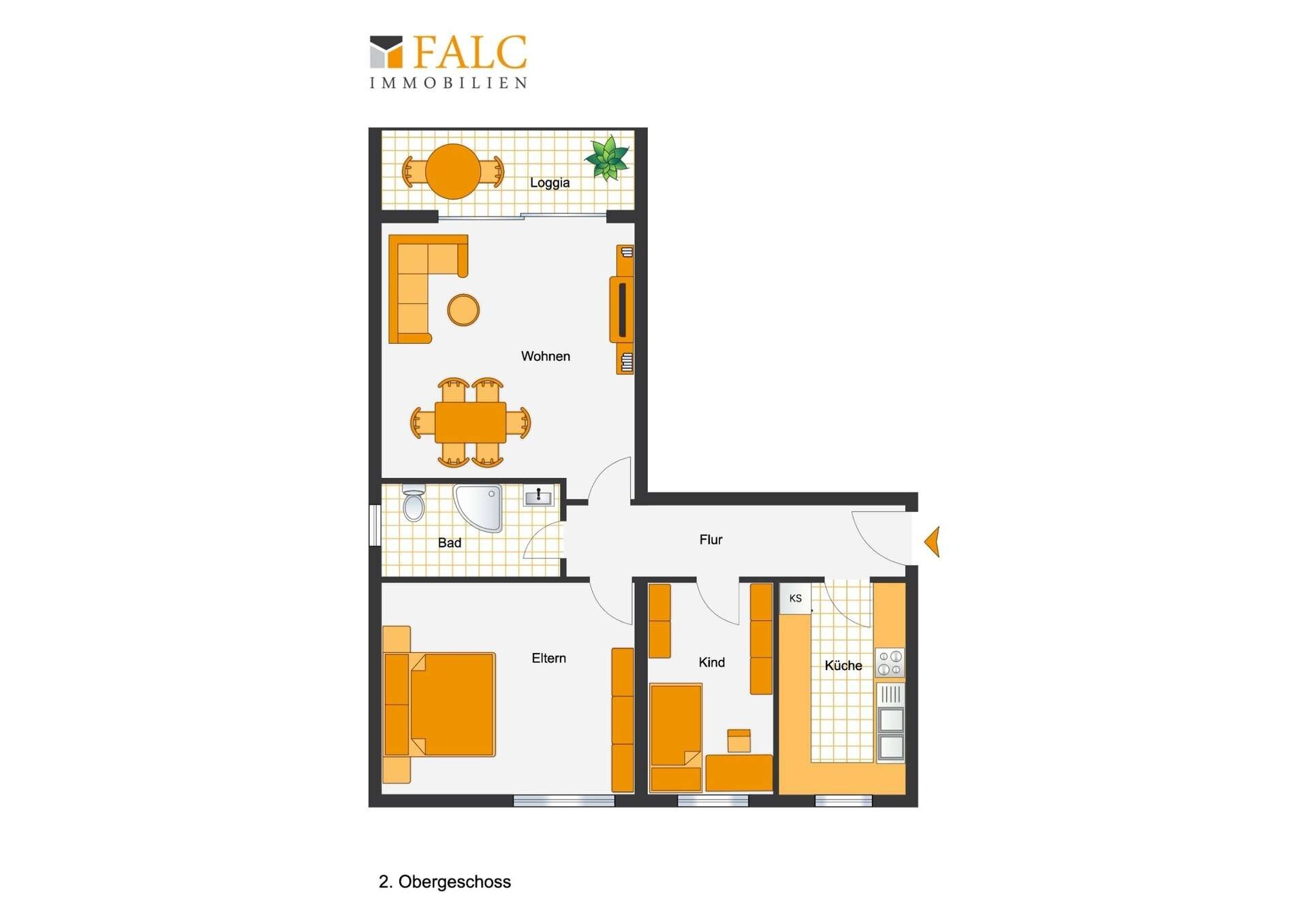 Wohnung zum Kauf 179.000 € 3 Zimmer 81 m²<br/>Wohnfläche 2.<br/>Geschoss Hondelage Braunschweig 38108