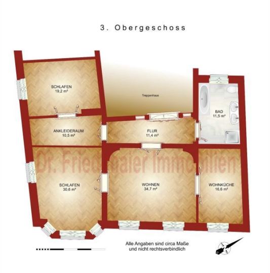 Wohnung zur Miete 2.000 € 3,5 Zimmer 134,5 m²<br/>Wohnfläche ab sofort<br/>Verfügbarkeit Am Kosttor Graggenau München 80331