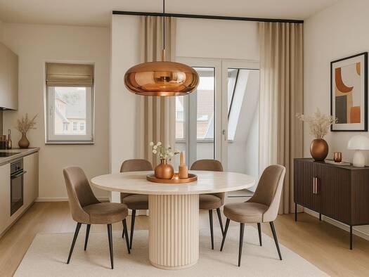 Penthouse zur Miete - Erstbezug 2.240 € 3 Zimmer 92,1 m² 5. Geschoss frei ab sofort Frauenstr. 124 Mitte Ulm 89073